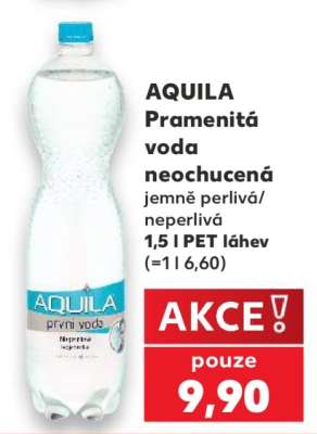 Aquila pramenitá voda neochucená