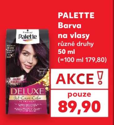 Palette Barva na vlasy