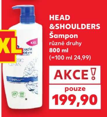 HEAD& SHOULDERS Šampon