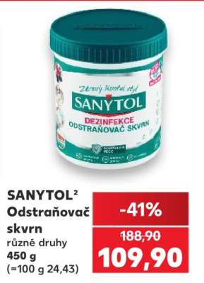 SANYTOL Odstraňovač skvrn