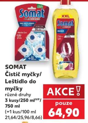 SOMAT Čistič myčky/Leštidlo do myčky