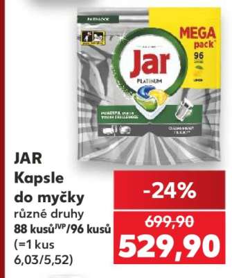 Jar kapsle do myčky