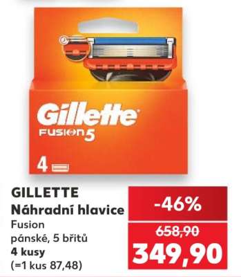 Gillette náhradní hlavice