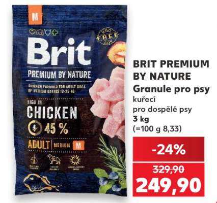 Brit Premium by Nature Granule pro psy