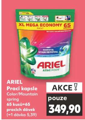 Ariel prací kapsle