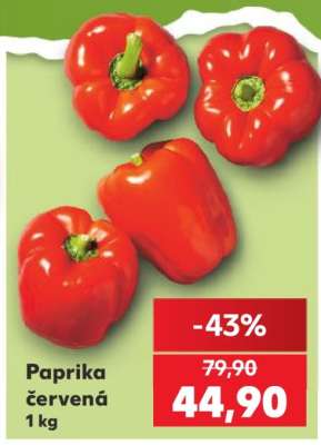 Paprika červená