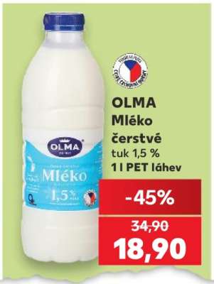 Olma mléko čerstvé