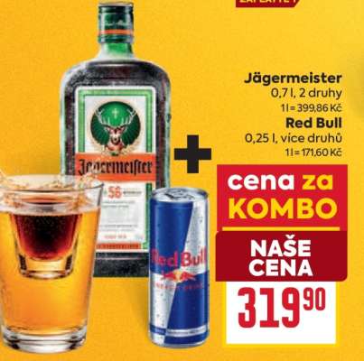 Jägermeister + Red Bull