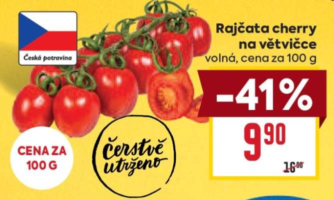 Rajčata cherry na větvičce