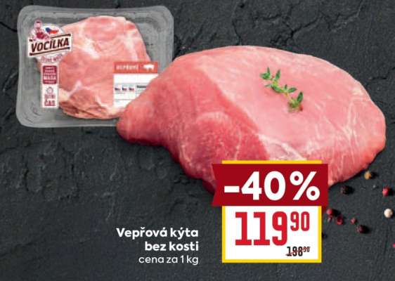 Vepřová kýta bez kosti