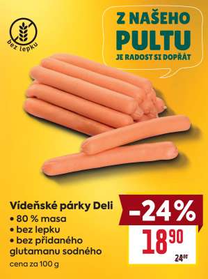 Vídeňské párky Deli
