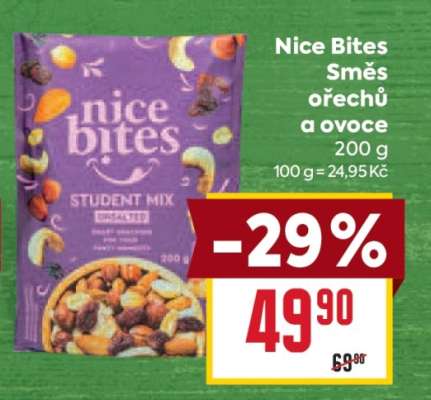 Nice Bites Směs ořechů a ovoce