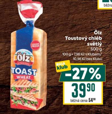 Ölz Toustový chléb světlý