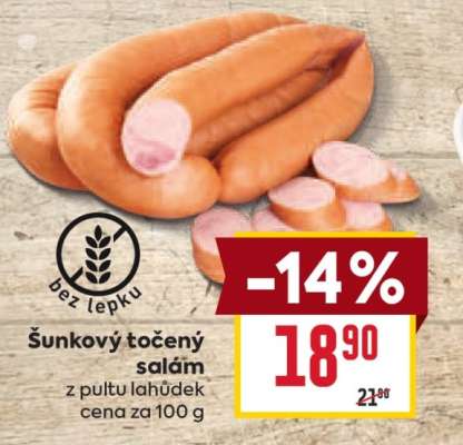 Šunkový točený salám