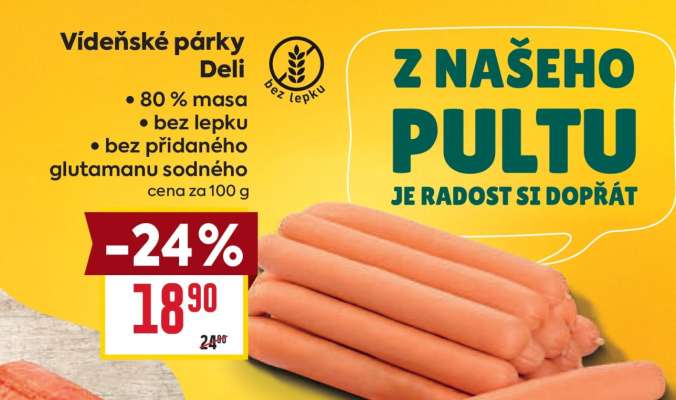 Vídeňské párky Deli