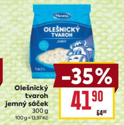Olešnický tvaroh jemný, sáček
