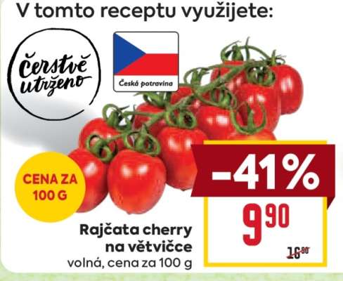 Rajčata cherry na větvičce