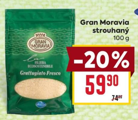Gran Moravia strouhaný