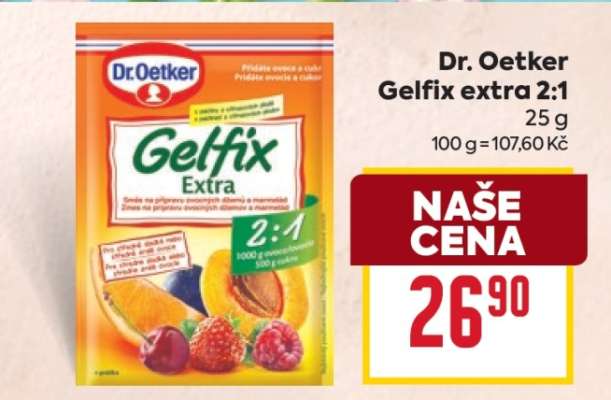 Dr. Oetker Gelfix extra 2 : 1