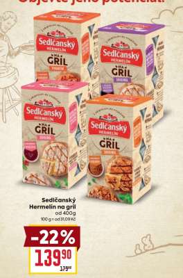 Sedlčanský hermelín na gril