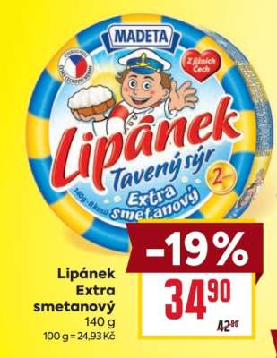 Lipánek Extra smetanový