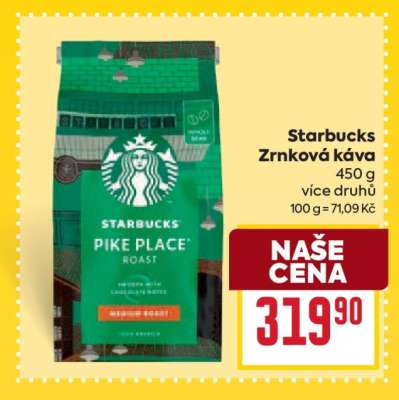 Starbucks Zrnková káva