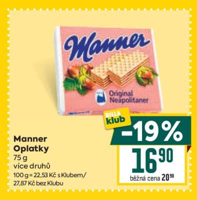 Manner oplatky