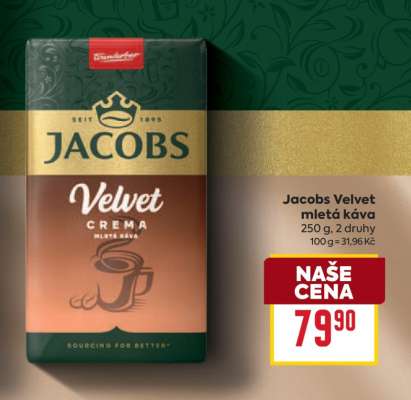 Jacobs Velvet Mletá káva
