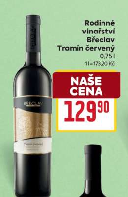Rodinné vinařství Břeclav Tramín červený