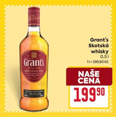 Grant’s Skotská whisky