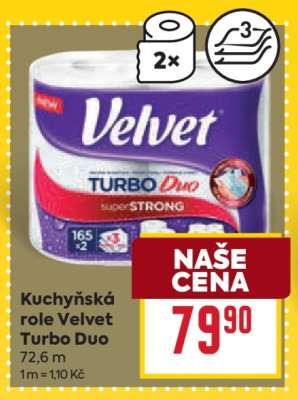 Kuchyňská role Velvet Turbo Duo