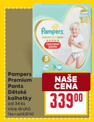 Pampers Premium Pants Dětské kalhotky