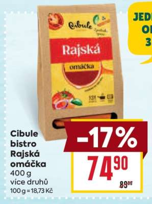 Cibule bistro Rajská omáčka
