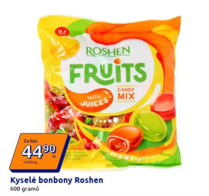Kyselé bonbony Roshen