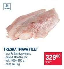 Treska tmavá – filet