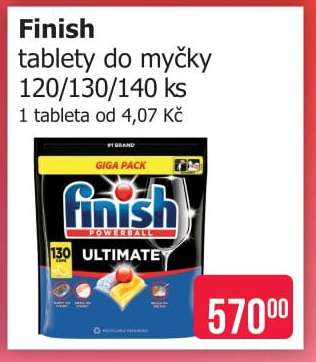 FINISH Tablety do myčky