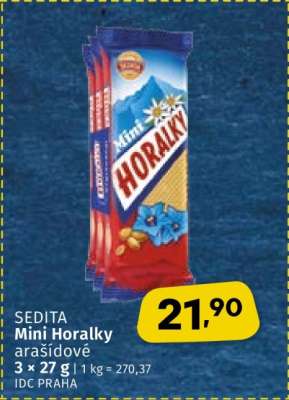 Sedita mini horalky arašídové