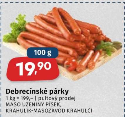 Debrecínské párky*