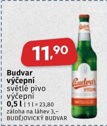Budvar výčepní