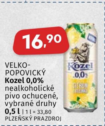 VELKOPOPOVICKÝ KOZEL 0,0%