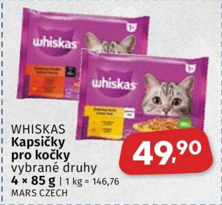 Whiskas kapsičky pro kočky