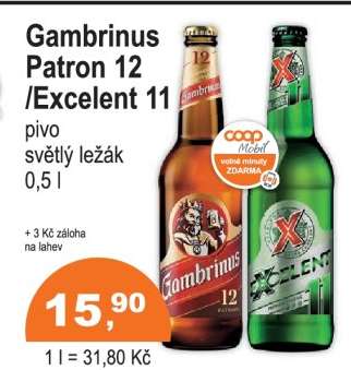 GAMBRINUS PATRON 12 EXCELENT 11