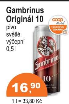Gambrinus Originál 10