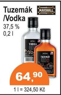 MARSHALL TUZEMÁK, VODKA