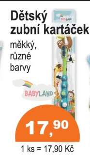 DĚTSKÝ ZUBNÍ KARTÁČEK
