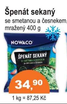 Špenát sekaný