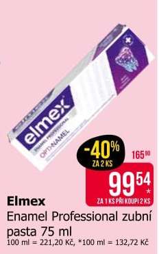 Elmex Enamel Professional zubní pasta 75 ml
