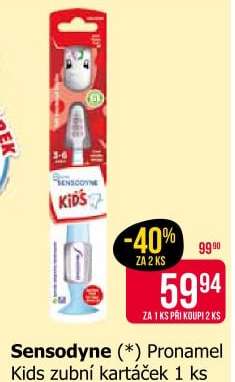 Sensodyne Pronamel Kids zubní kartáček 1 ks