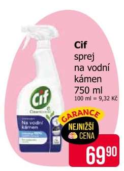 Cif sprej na vodní kámen