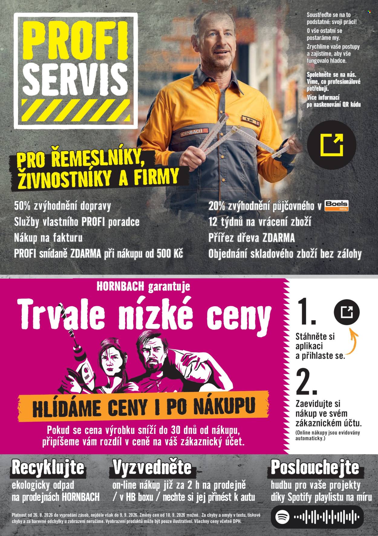 Leták HORNBACH - 26.8.2026 - 9.9.2026. Strana 8